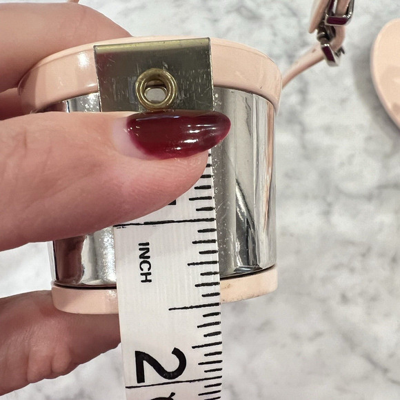 Salvatore Ferragamo Pale Pink Perala Jelly Buckle Lace Bow Sandals Heels Size 7 - Picture 11 of 12